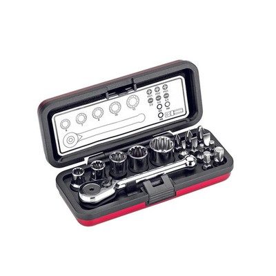 Cimco Werkzeuge - Bit-Set Steckschlüssel-Bit-Box 113156 16-tlg