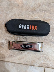 Hohner BluesBand Harmonica Key of C Blues Band Stainless Steel, 1501