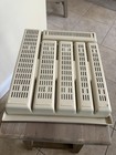 Vintage Hard Plastic Silverware Flatware Tray Organizer Off White Cream — photo 7