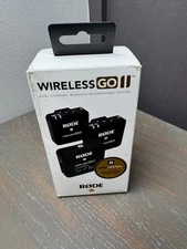 RØDE Rode Wireless Go II Dual Channel Wireless Microphone Audio System Pod Cast