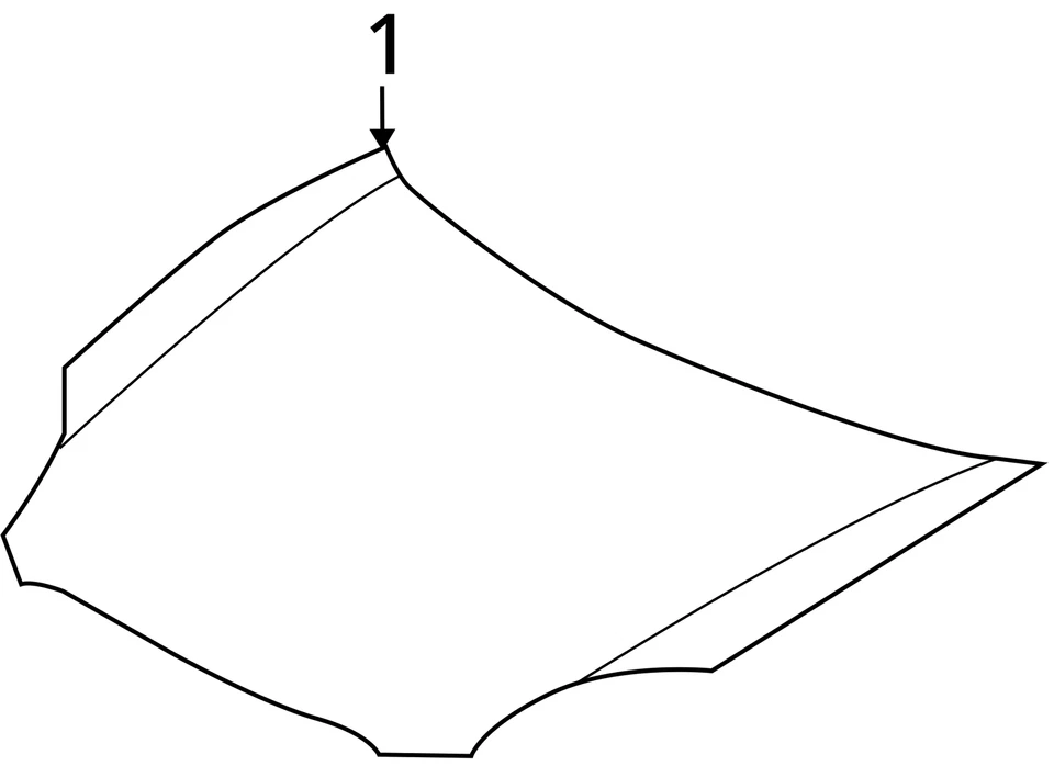 Hood MITSUBISHI ECLIPSE 06 07 08 09 10 11 12 - Imagem 4 de 4