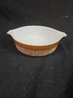 Pyrex 471-B Woodland Brown Casserole Bowl Vintage Mid Century Modern 500ml