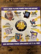 Vintage NES Super Power Club Nintendo Power Thanks For Subscribing Packet