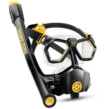 Full Face Snorkel Mask for Adults Teen, with Small-Medium, Clear
