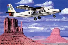 Postcard Airline Scenic Airlines Monument Valley CC8.