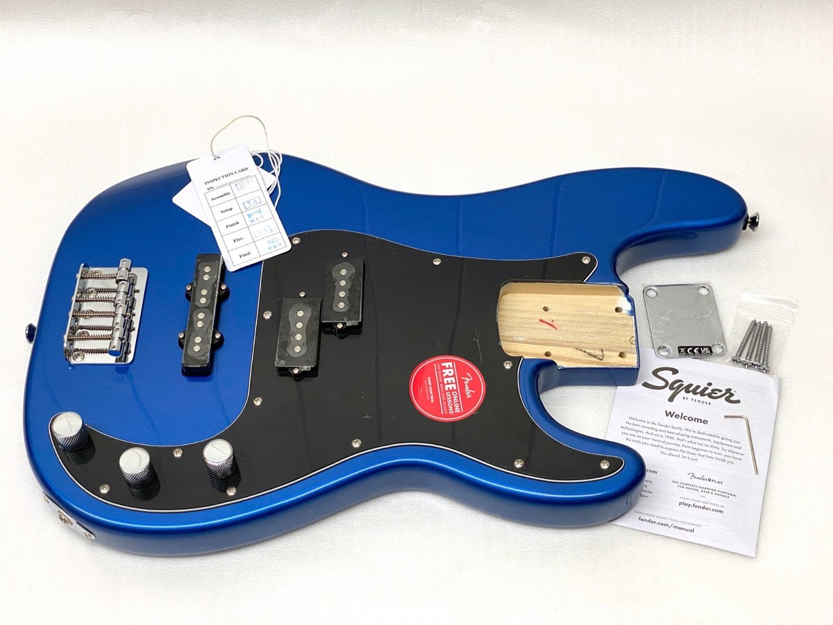 Genuine! Fender Squier FULLY LOADED PJ BASS Body Lake Placid Blue