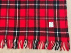 Vtg Red Black Stadium Throw, Wash/Dry Acrylic, Made In Taiwan, 60” x 48”, NICE! — photo 3