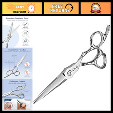 Professional 6.5" Hair Cutting Scissors - Japanese Stainless Steel, Ergonomic Ha