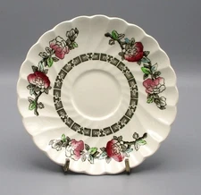 Vintage Myott Staffordshire Indian Tree Saucer 5.75"