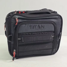 Titan by Arctic Zone Fridge Cold Lunch Box W/ Ice Walls Insulated - Black/Gray
