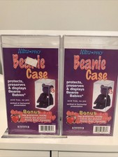 Ultra Pro Sealed Beanie Baby Case Lot Of 2 Tag Protectors Included