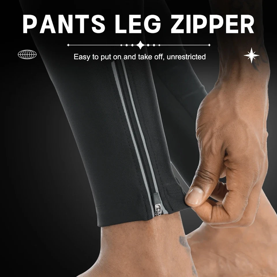 Pantaloni ciclismo salopette invernale MTB termico fondello Gel 5D Bicicletta  - Imagen 3 de 4