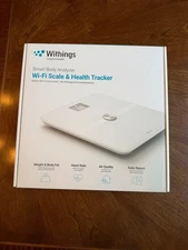 Withings Smart Body Analyzer WS-50 Wi-Fi Scale Body Fat & HR Monitor Black