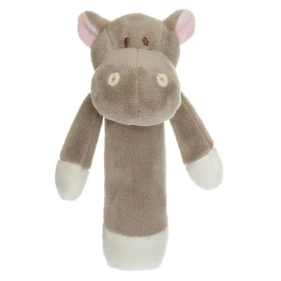 Teddykompaniet Peluche Hochet Bébé | Hippopotame Beige - Photo 1/3