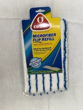 NEW O-Cedar Microfiber Flip Mop Refill Surface Area Dust Washable Pad Dual Sided