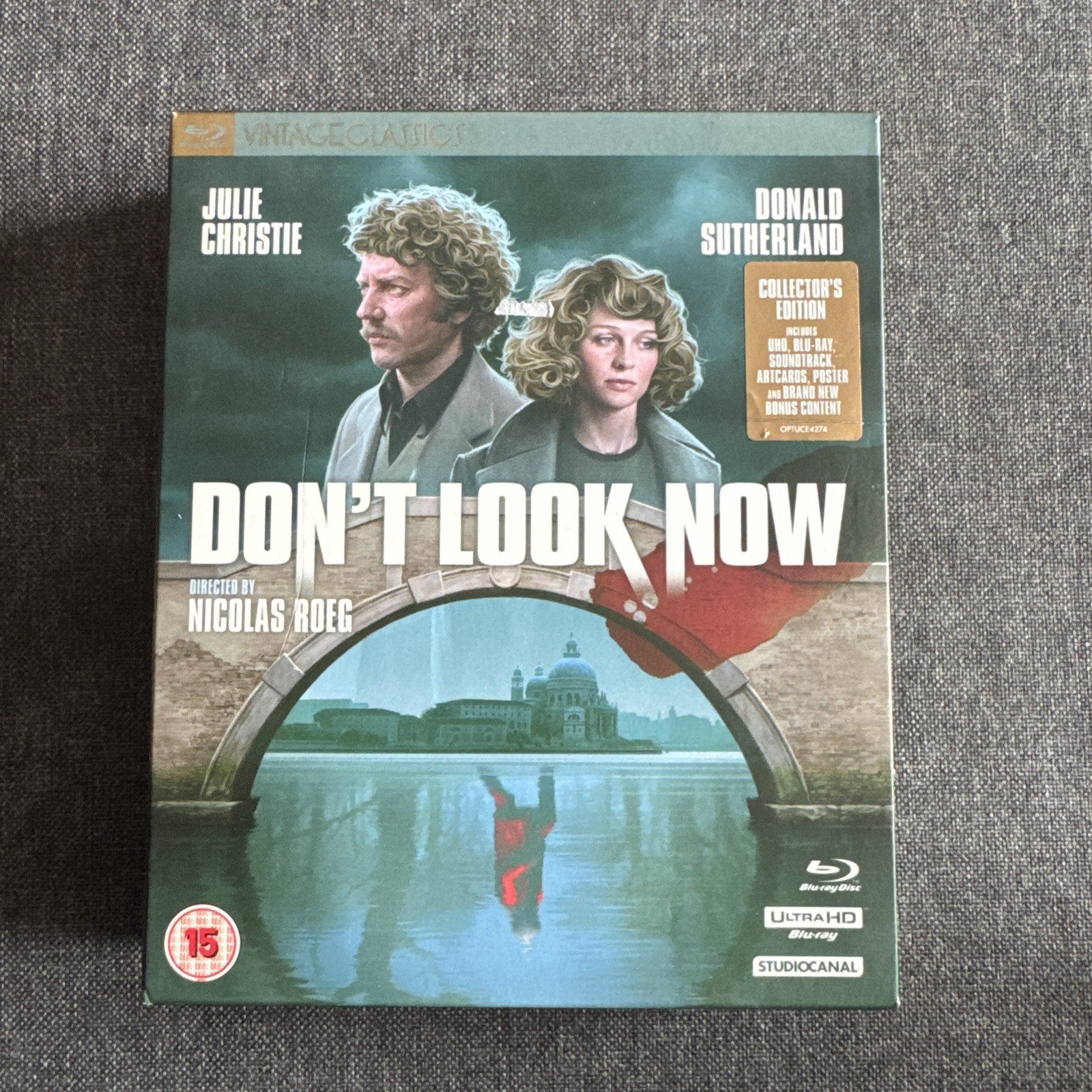 Don't Look Now – Collector’s Edition Squash to Cover slightly VGC 4K UHD BLU RAY
