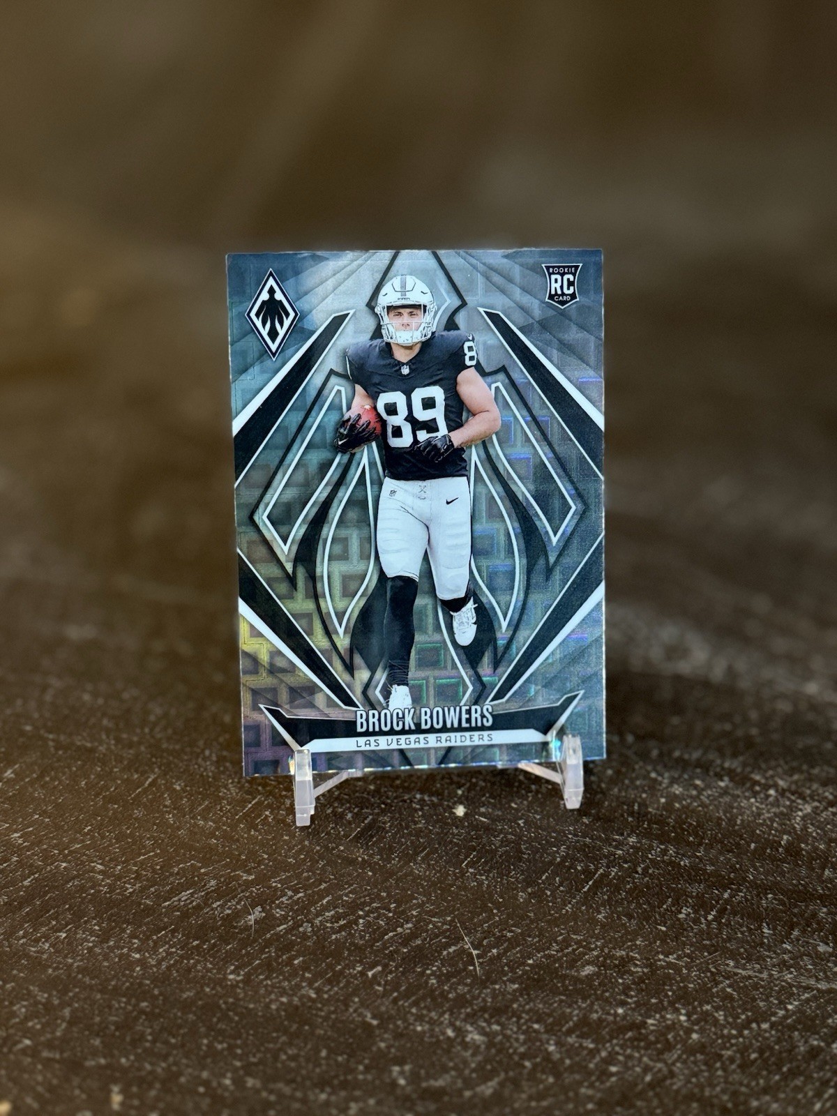 2024 Panini Phoenix Brock Bowers #165 (RC) Silver Pandora