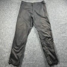 Bird Dogs Pants Mens 32x30 Boom Stick Chino Gray Lined Casual Discoloration