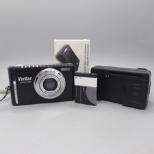 Vivitar Vivicam X225 10.1MP Compact Digital Camera Black Tested