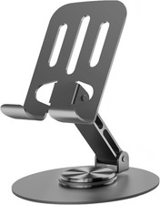 Universal Metal Phone Stand 360 Adjustable Non-Slip Holder for Smartphones