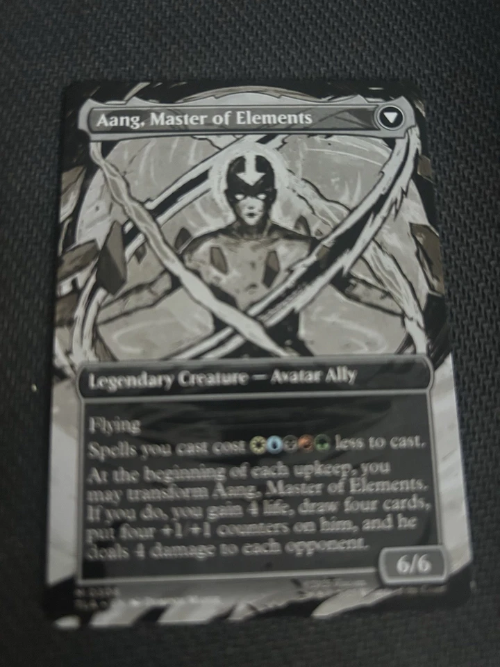 Avatar Aang Borderless Non Foil MTG Avatar The Last Airbender NM - Image 4 of 4