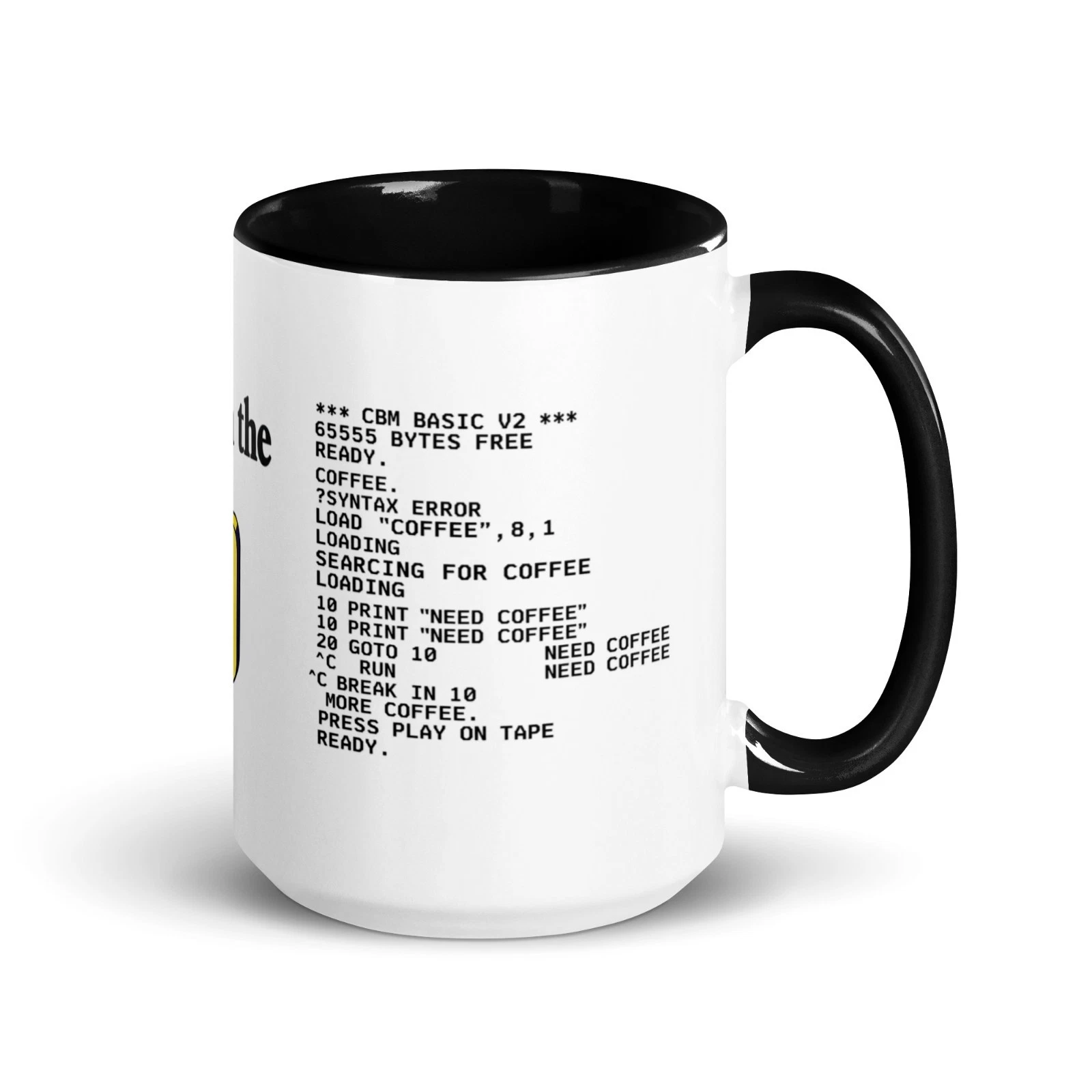 Commodore VIC-20 Inspired Need Coffee Retro Mug