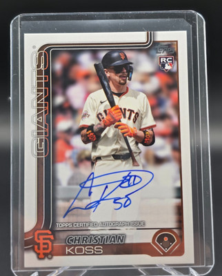 2025 Topps Update Series - Flagship Real One Autographs Christian Koss #US214...