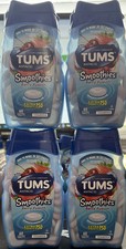  4x Tums SMOOTHIES Extra Strength 750 Antacid 60 chewable BERRY FUSION Ex 3/28