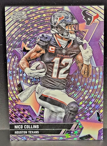 2025 Topps Cosmic Chrome Nico Collins Base (RAW)