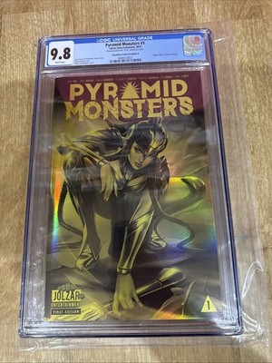 Pyramid Monsters 1 Katya ASM 1 Homage McFarlane Foil Gold Cgc 9.8 Comic Ltd 2/10