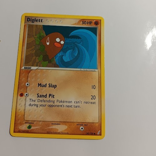 Diglett - 50/100 - Crystal Guardians - Regular - NM - +eBay Shipping