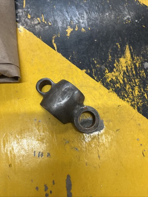 #ad Early Indian Power Plus Handlebar Clamp Oem Original Nickel $125.00