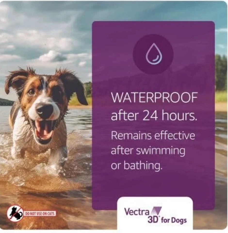 	Vectra 3D for Dogs Flea Tick & Mosquito Treatment & Prevention for Medium Dogs	 - Image 3 of 4