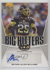 2014 Leaf US Army All-American Bowl Silver 19/25 Bryson Allen-Williams Auto 0b2