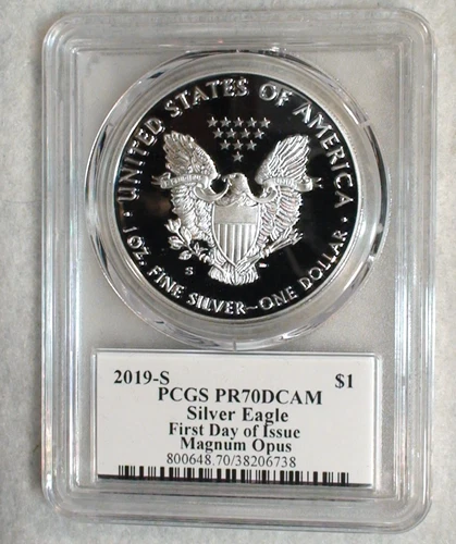 2019-S American Silver Eagle — photo from the most recent tracked eBay sale