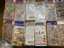 Sticko EK Success Stickers Scrapbooking Lot Of 20 Mixed Theme Some Duplicate