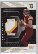2022 Panini Black Rookie Influx Materials Gold /10 Sam Howell #RIM-SHO 1h0p