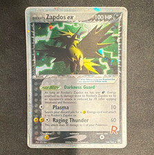 Pokemon TCG Rocket's Zapdos ex 106/109 EX Team Rocket Returns Holo Ultra Rare on eBay
