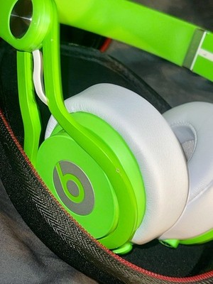 Beats Mixr Mixer Wired Headphones Neon Green Edition David Guetta