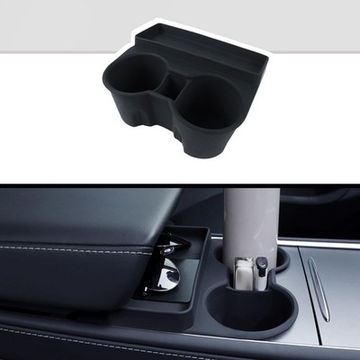 Rislobx for Tesla Model 3 Y Cup Holder Insert Center Console Black