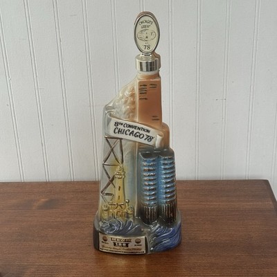 1978 VINTAGE Jim Beam 8th ANNUAL CONVENTION in CHICAGO Decanter