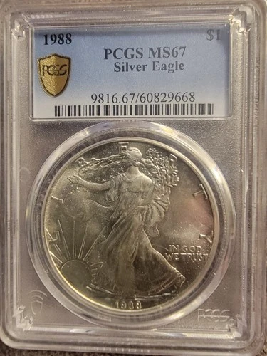 1988 American Eagle Silver Dollar MS67