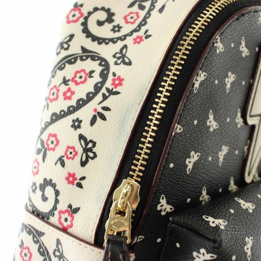 Coach Backpack PVC Paisley Pattern Butterfly All … - image 7