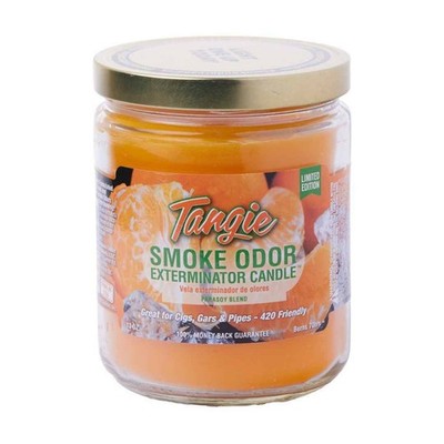 Smoke Odor Exterminator Tangie Long Burn Cozy Air Freshener Jar Candle - 13 Oz