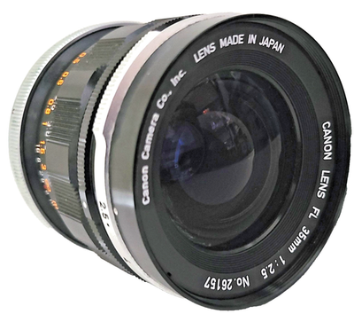オールドレンズ Canon FL 35mm f/2.5 レンズ SN:32672 Canon FL 35mm f/2.5 MF Lens No. 26157 VG | eBay