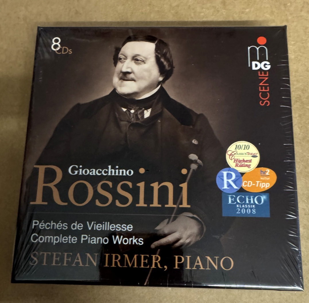 Gioacchino Rossini: Péchés De Vieillesse; Complete Piano Works NEW 8CD Box set