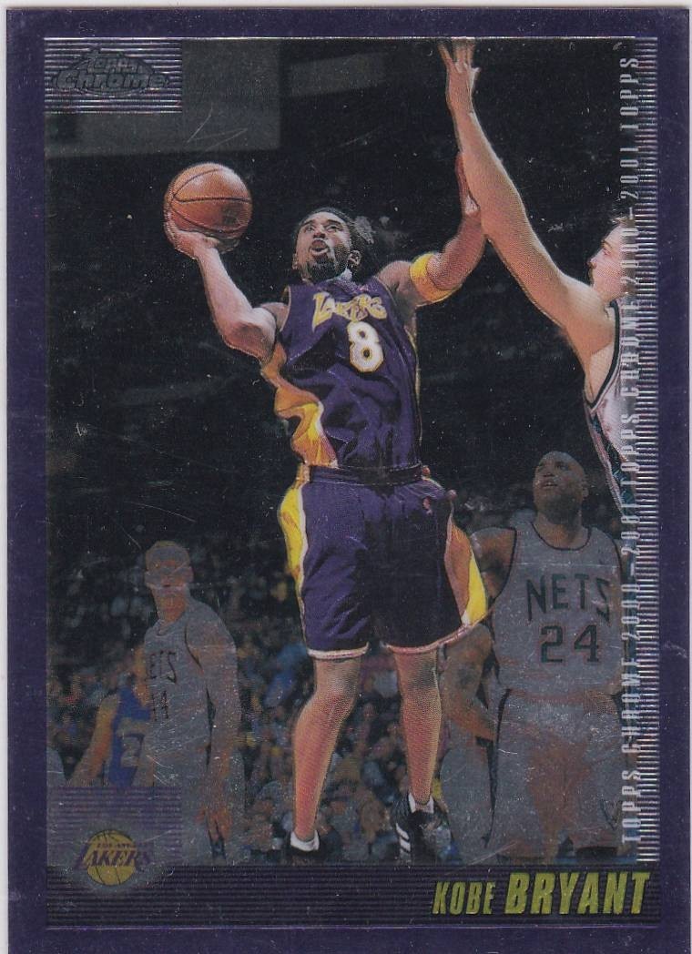 2000-01 Topps Chrome #107 Kobe Bryant BASKETBALL Los Angeles Lakers