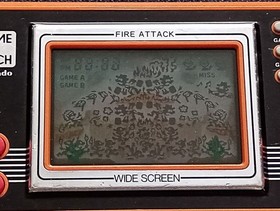 Nintendo Game & Watch Fire Attack, unit only