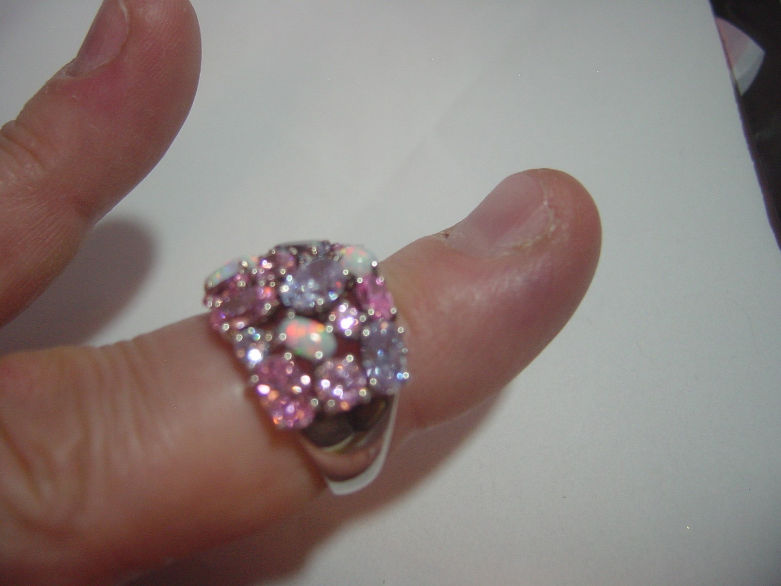 vintage beautiful Solid Silver large Ring- superb… - image 9