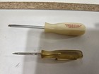 Vintage Snap On Tools Flat Head Screwdrivers White SSD143 Clear SSD204 — photo 6